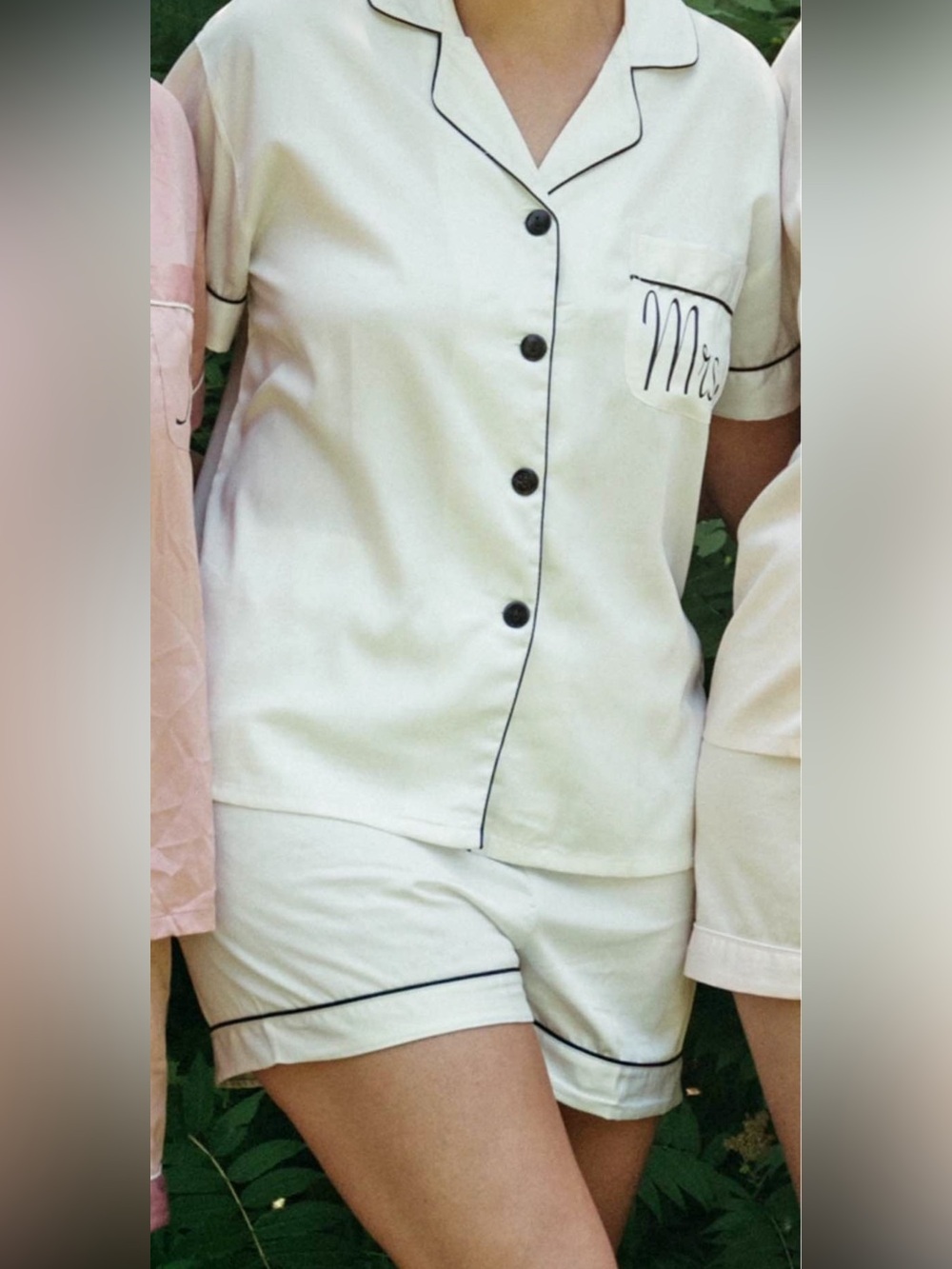 “Mrs” Satin PJ Set